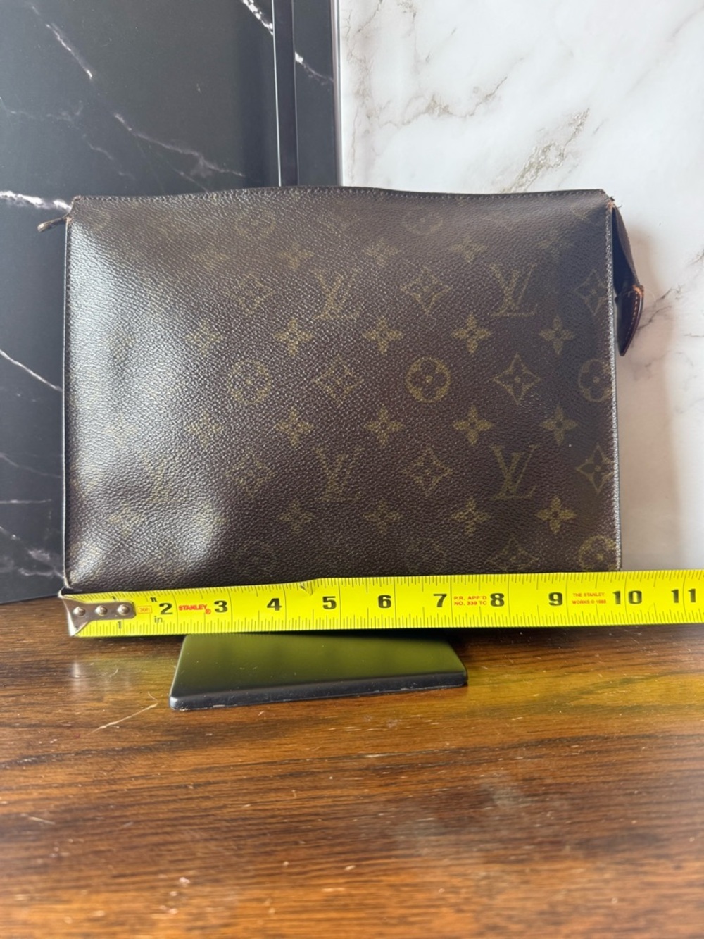 Louis Vuitton Brown Monogram Envelope Clutch - Picture 3 of 9